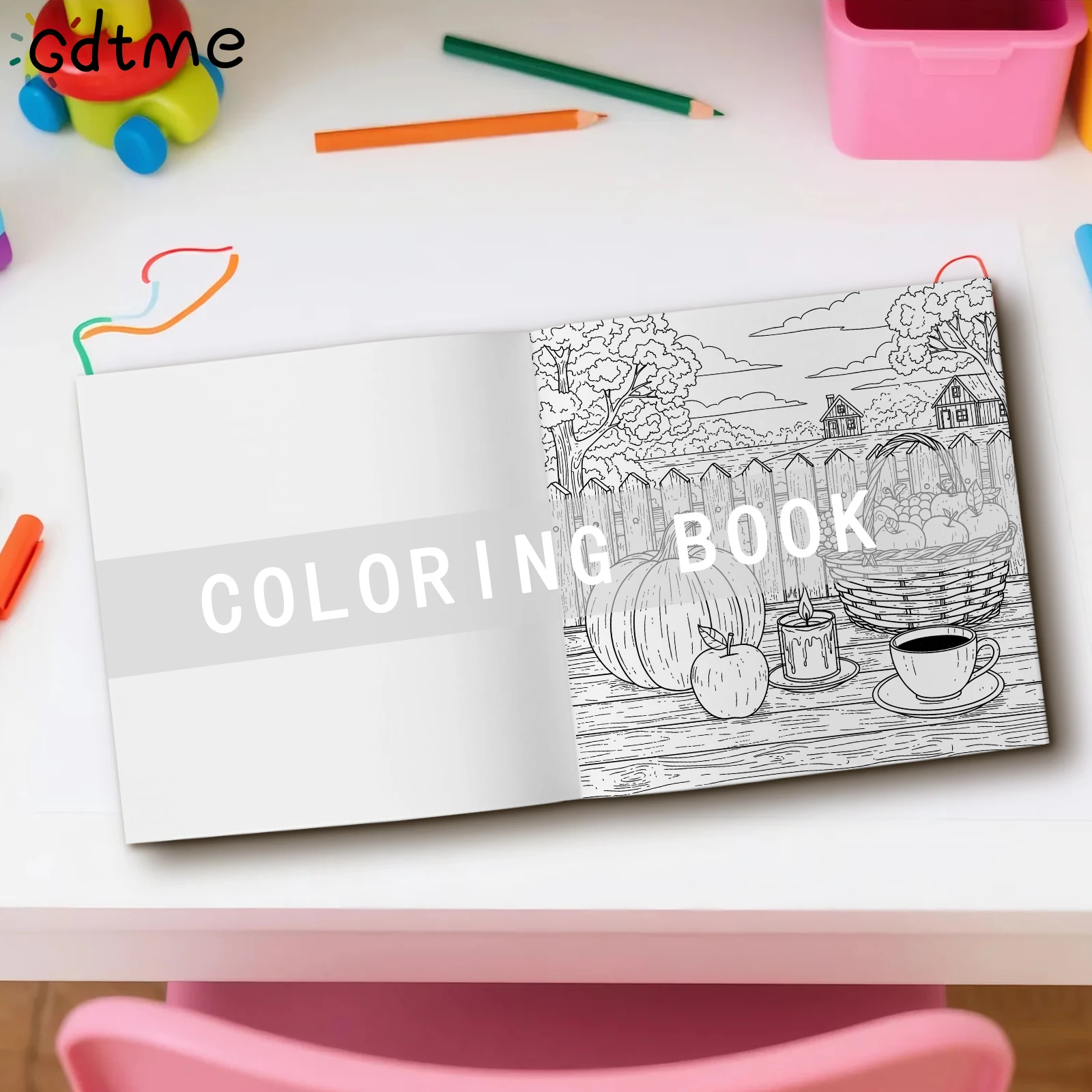 COZY GIRL Bold-easy Patterns Coloring Book for Adults Cute Drawing Book Perfect Gift for Party and Birthday