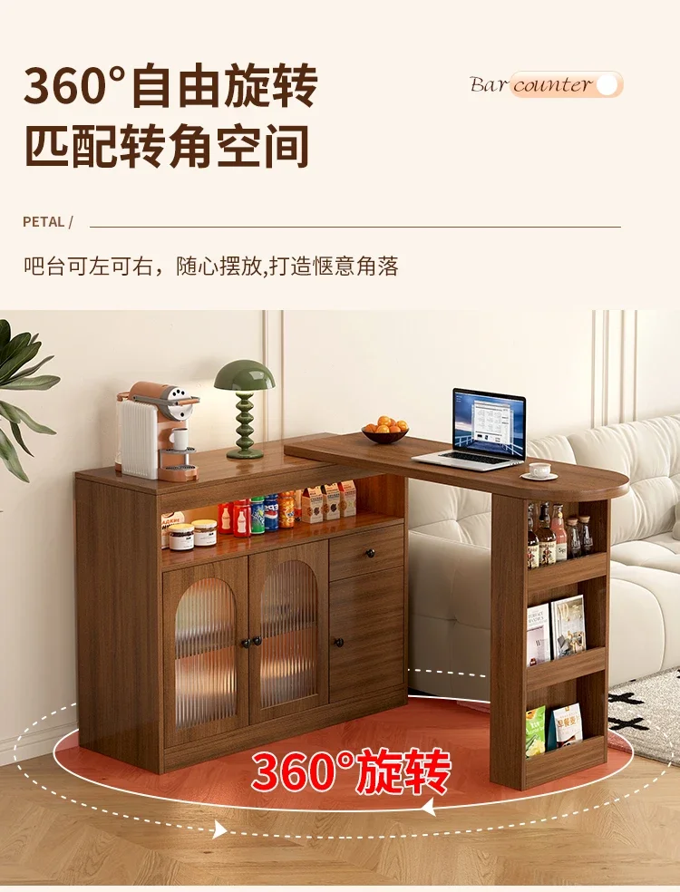 Household living room partition small apartment balcony against wall sofa side cabinet