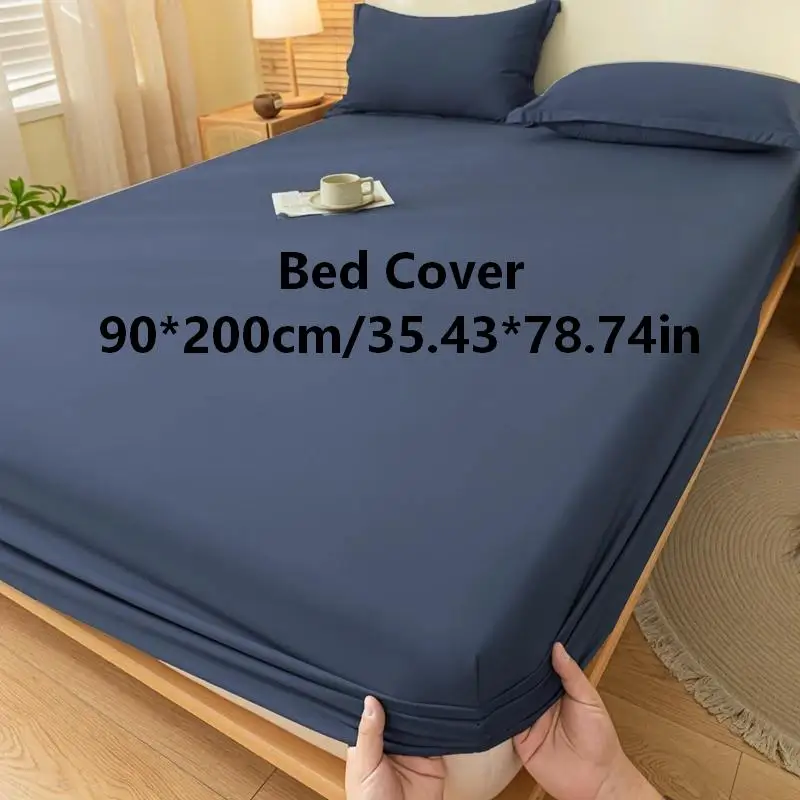 1 Piece of 90x200CM Solid Color Matte Bed Sheet, Solid Color Bed Cover for Bedroom, Bedding ( Excluding Pillowcases)