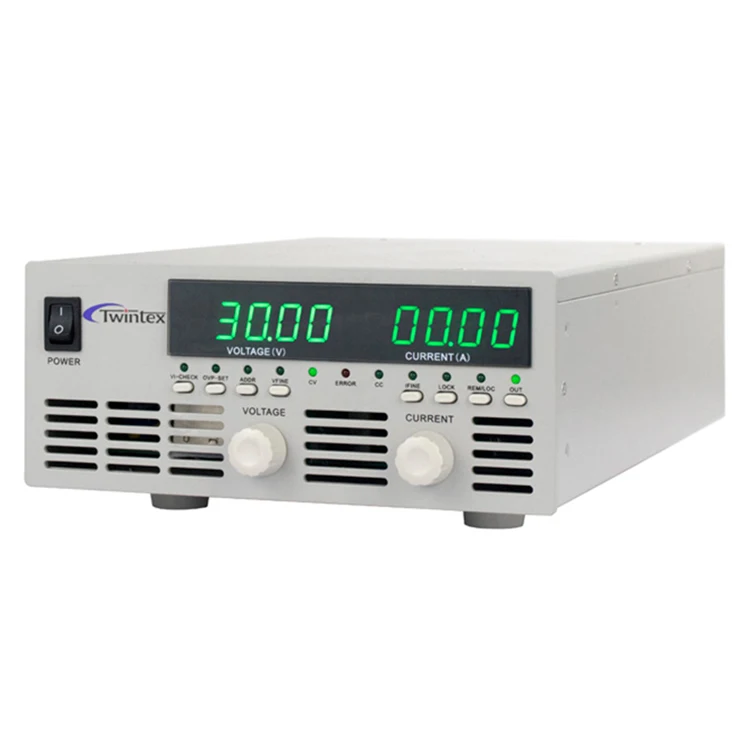 Twintex Bench Top RS485 1200W 20A Compact Design Programmable 60V Laboratory DC Power Supply Adjustable