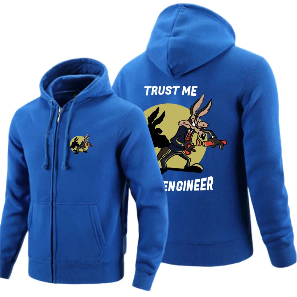 ثق بي أنا مهندس الخريف الشتاء الرجال طويلة الأكمام مقنعين Y2k الكلاسيكية مضحك البلوز أزياء ملابس رياضية غير رسمية #1