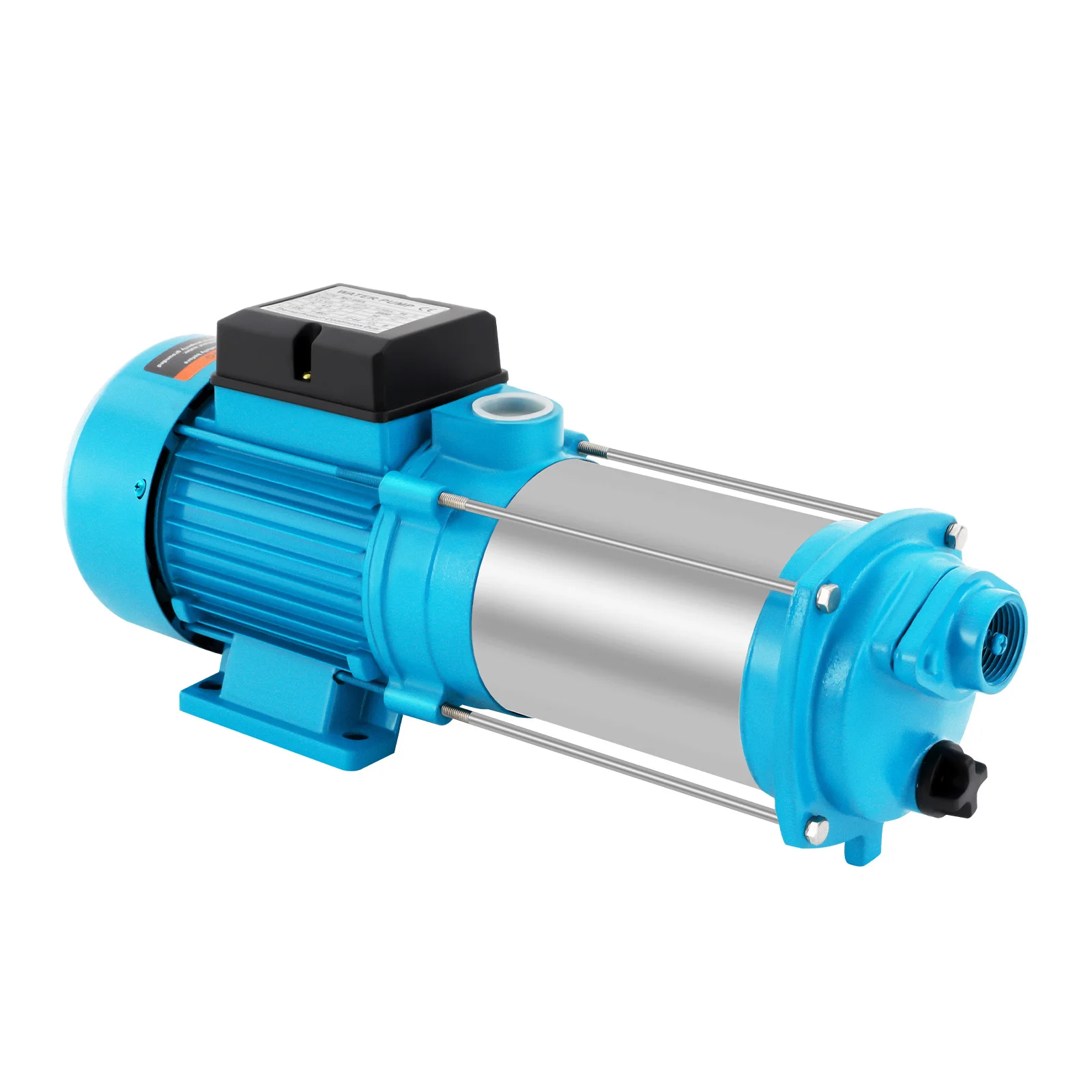 IP44 Wasserdichte Kreiselwasserpumpe - Selbstansaugende Pumpe mit Manometer, 98m Förderhöhe, 4000L/h für Bewässerungs-/Kühlsysteme – Detail 16