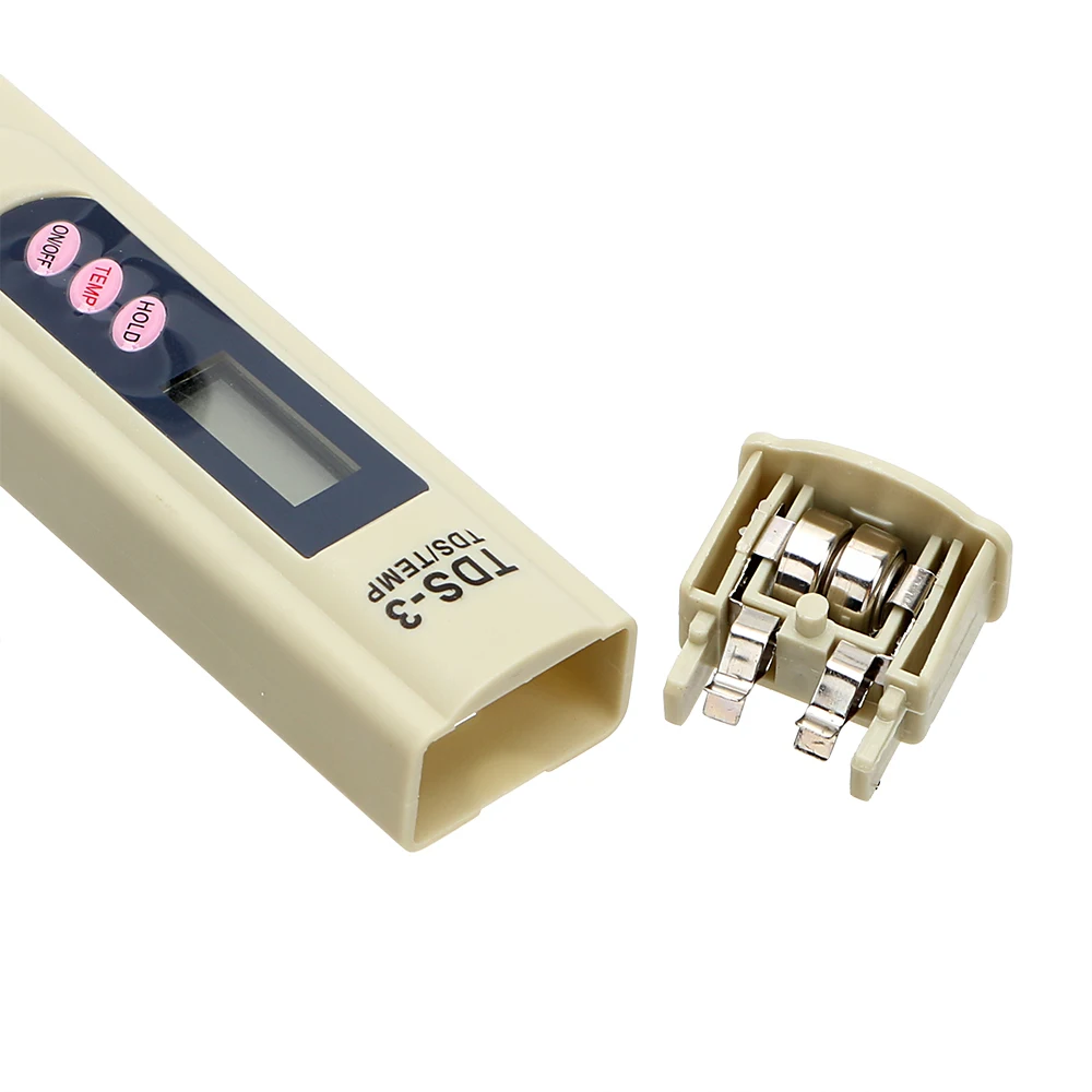 PH TDS Meter Tester 0-9999 PPM TEMP/PPM Portable Water Meter Quality Testing Pen Water Purity Filter Measuring Tools