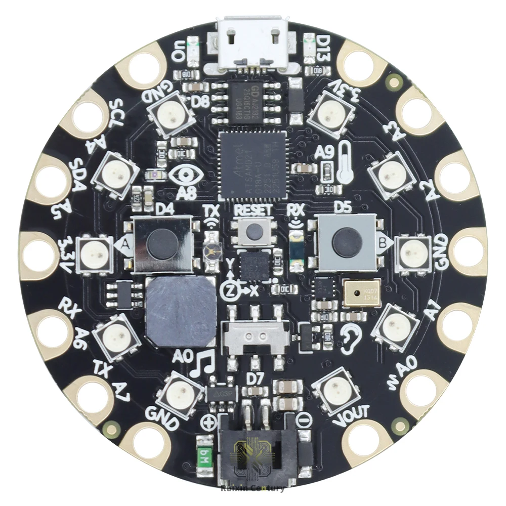 Pour la carte Adafruit Circuit Playground Express 3333, carte de développement et de test pour apprentissage embarqué avec microcontrôleur ATSAMD21