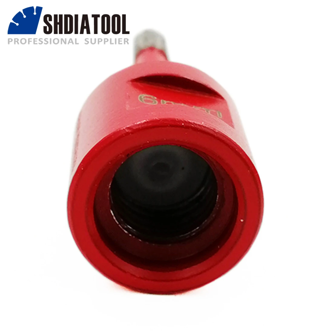 SHDIATOOL 2pcs 6mm Diamond Drill Bit Dry Porcelain Tile Marble Core Bit Granite Marble Hole Saw M14 Thread Drilling Crowns