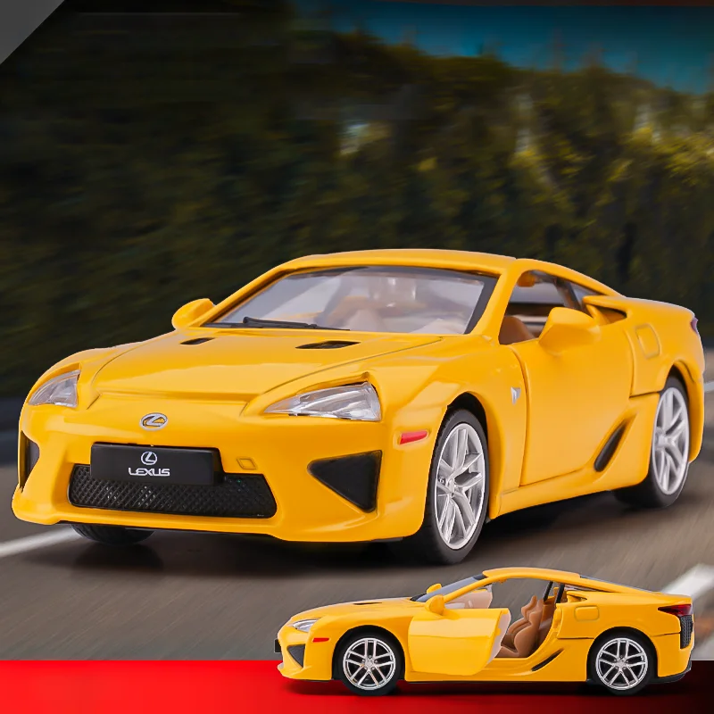 1:32 سيارة من سبيكة LFA لكزس لعبة سيارات ومركبات لعب نموذج مصغر نموذج سيارة لعبة للأطفال