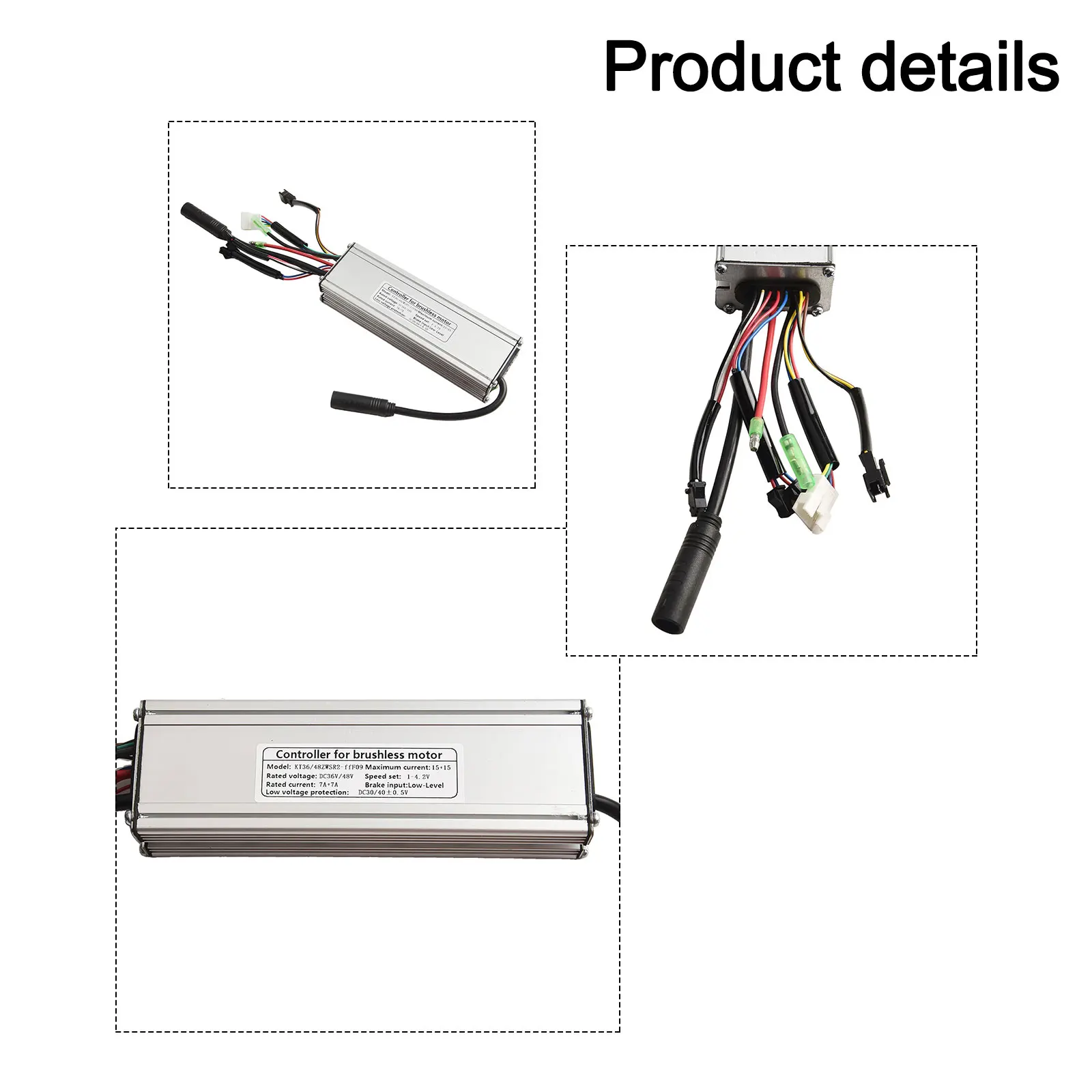 Brand New Sporting Goods Dual-drive Controller Lithium Battery Modified Metal Waterproof Connector Electric Bike Components