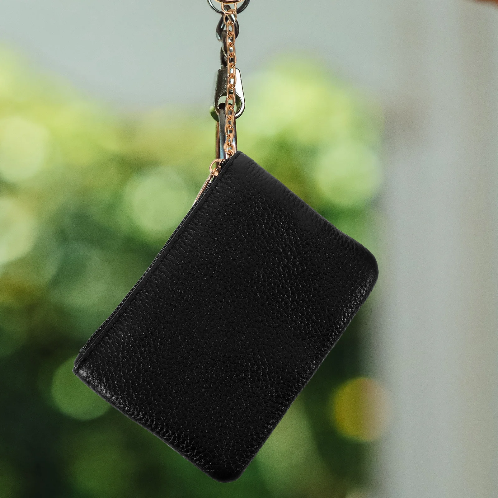 

Coin Purse Mini Wallet for Women Double Zipper Cash Organizer Compact Key Holder Pouch Small Change Bag for Daily Travel