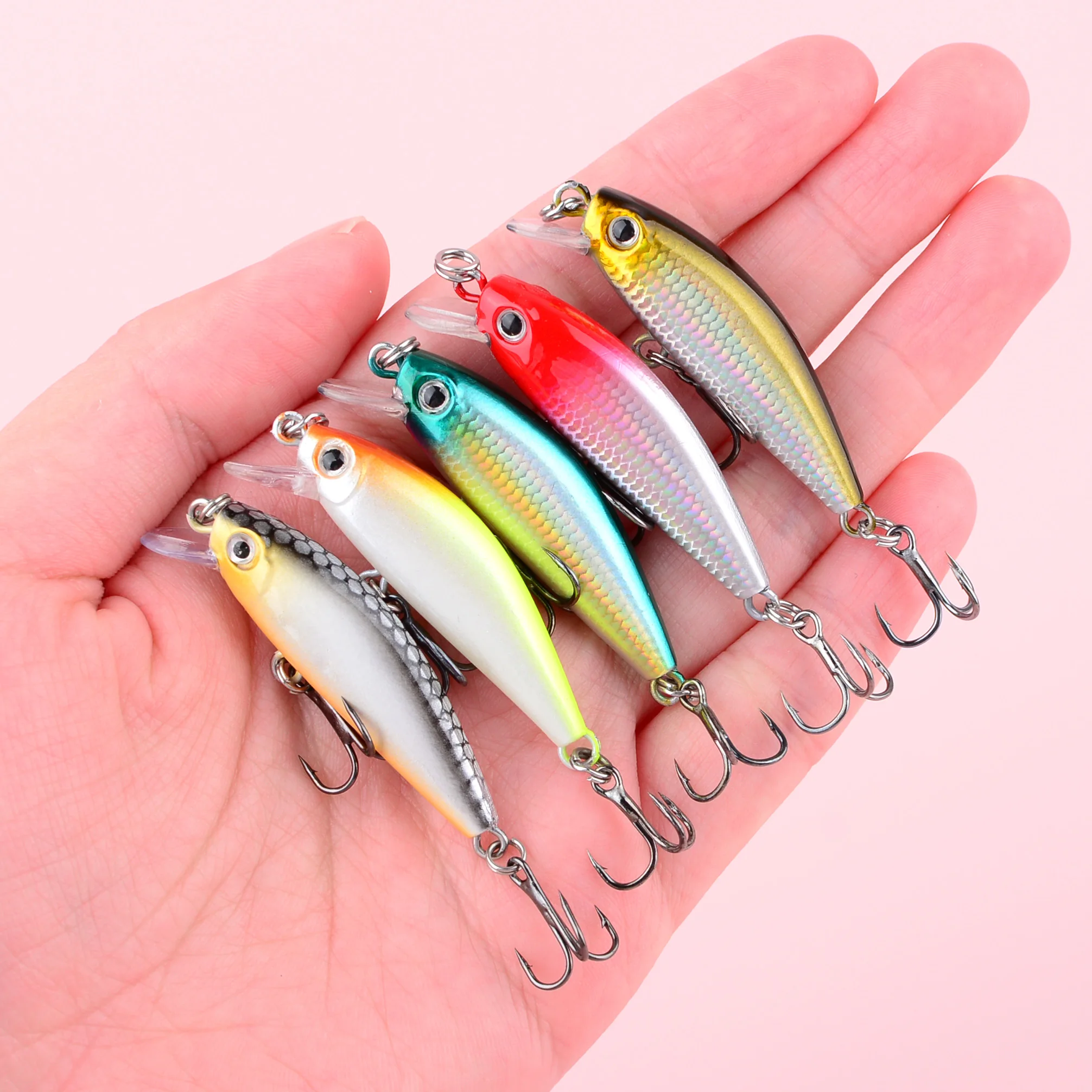 1PC Japan Hot Model Sinking Minnow Fishing Lures 4.5cm 2.8g Bass Pike Carkbait Wobblers Swimbait Professional Bait fishing bait
