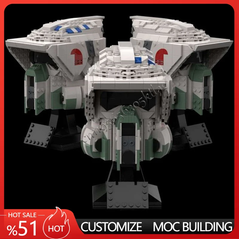 

765PCS Space Battle Bad Batches Helmet Arf Trooper Razor Star Movie Ultimate Collection Buil Custom Architecture DIY Model Toys