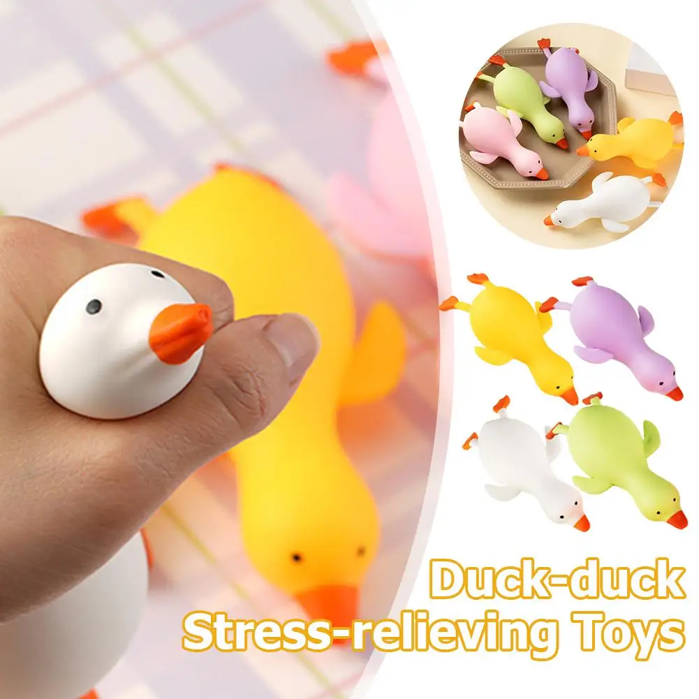 Antistress Duck Fidgets Toys Squishy Goose Animals Vent Toys for Adults Decompression Stretch Toys Friends Best Gift
