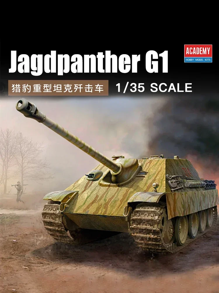 アカデミーアセンブリタンクモデルキット、13539 sd.kfz 173、jagdpanther g1,1:35