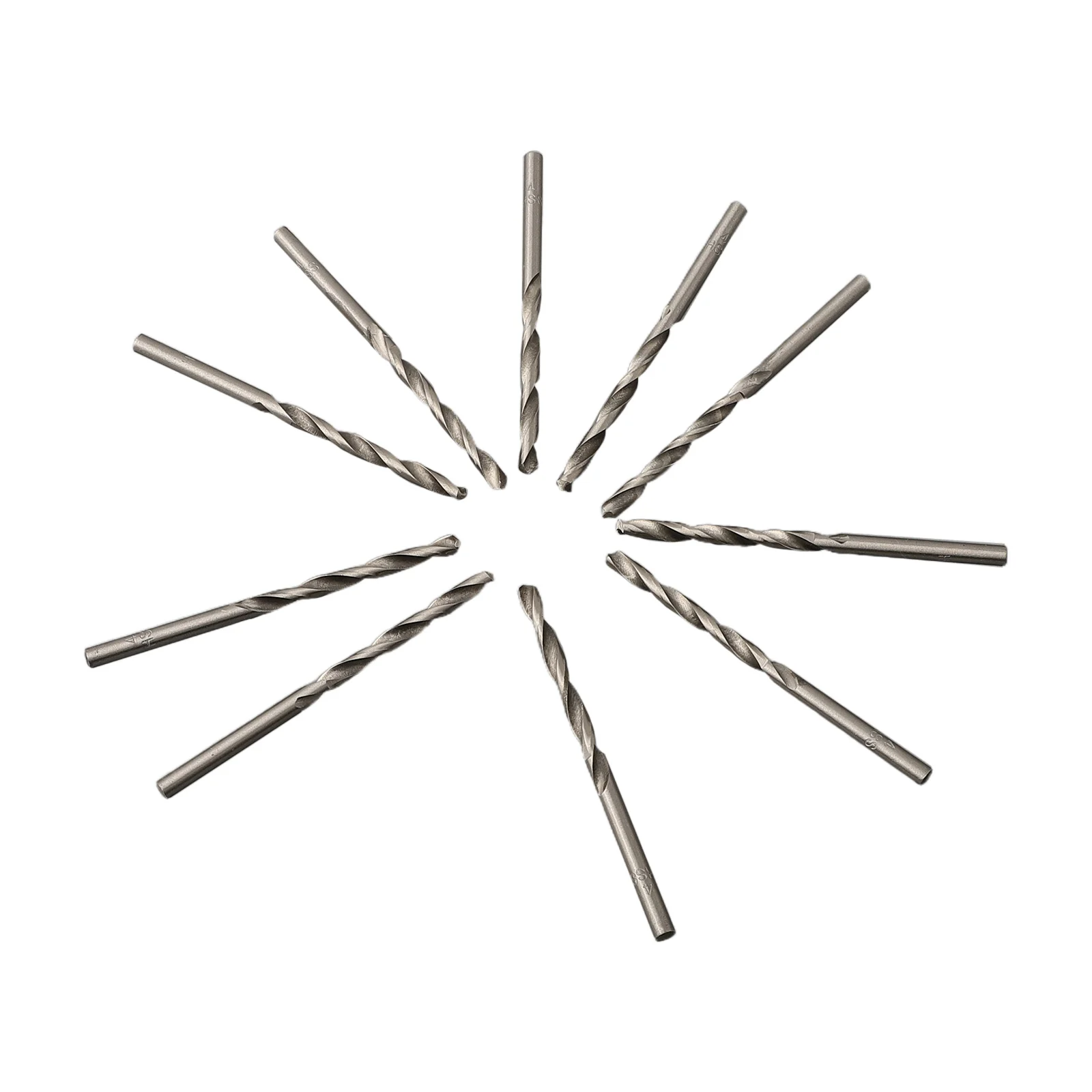 Электроинструменты, сверло для дерева, алюминия, 10 шт., 4 мм, сверлильный шнек, высокоскоростная сталь, витое сверло с прямым хвостовиком