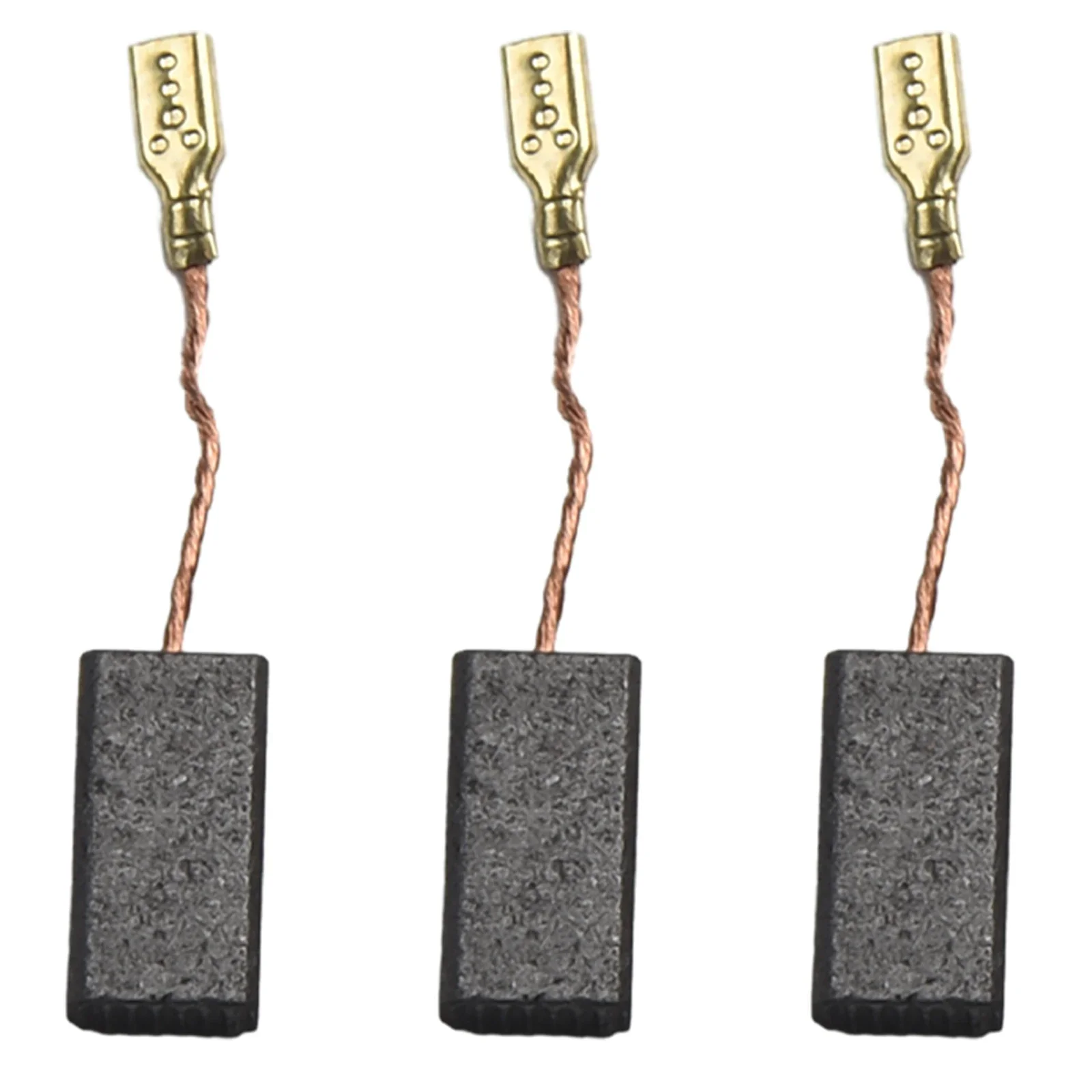 10PCS Carbon Brushes For Bosch Motor Angle Grinder 15mm X 8mm X 5mm Tool Length 45mm Carbon And Metal Power Tool Parts