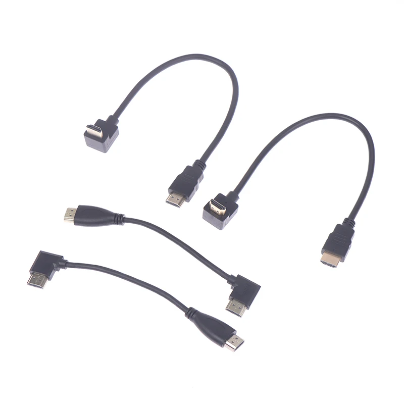 Ultra Short 4K HDMI-compatible 2.0 Cable 90 Degree Angled Extension High Speed Up To 4KX2K/60HZ Supported For PS4 TV