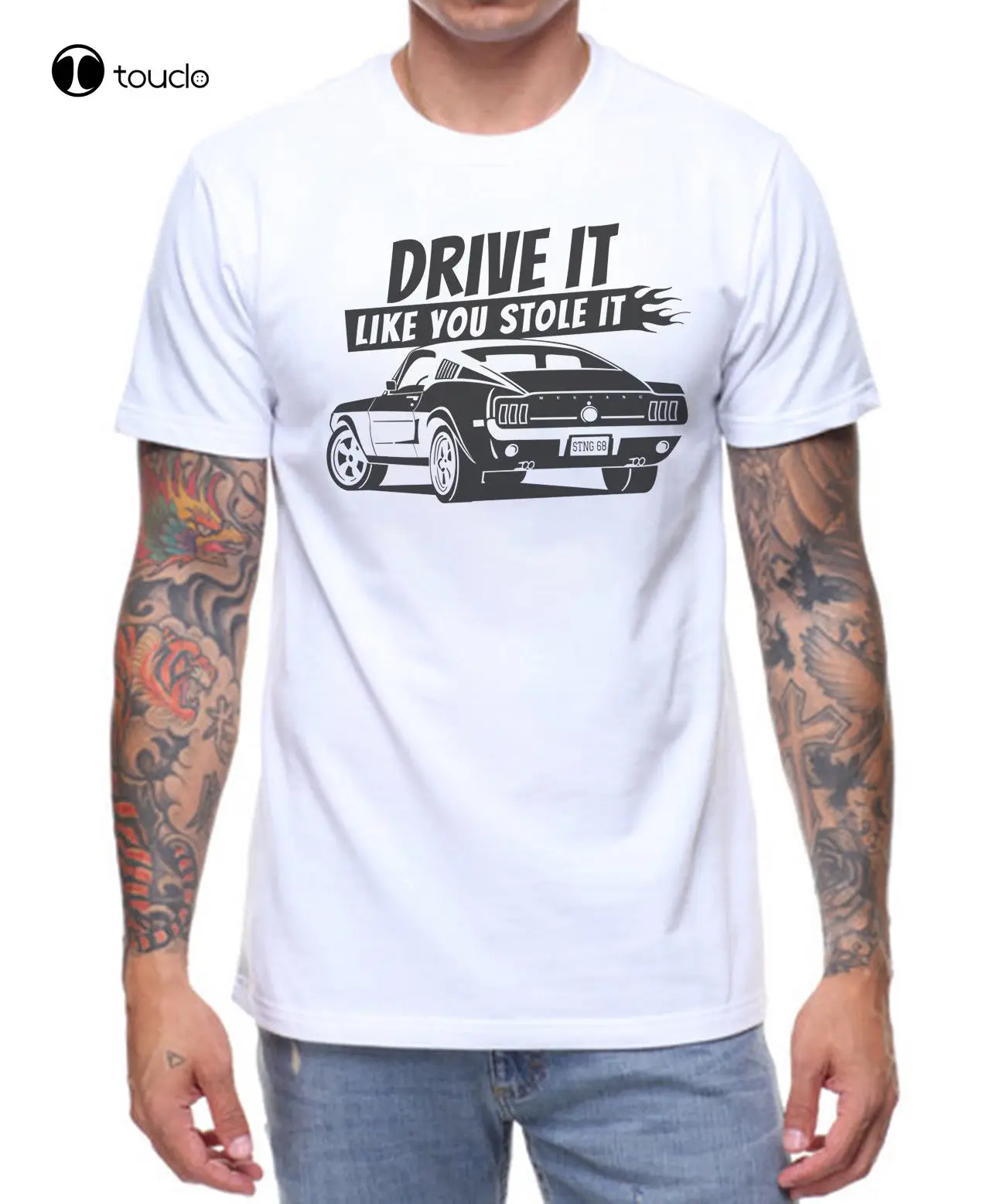 Hot Sale 100% Cotton Drive It Like You Stole It T Shirt Boy Racer Birthday Present Car Tuning Alloys Tee Shirt fashion funny new