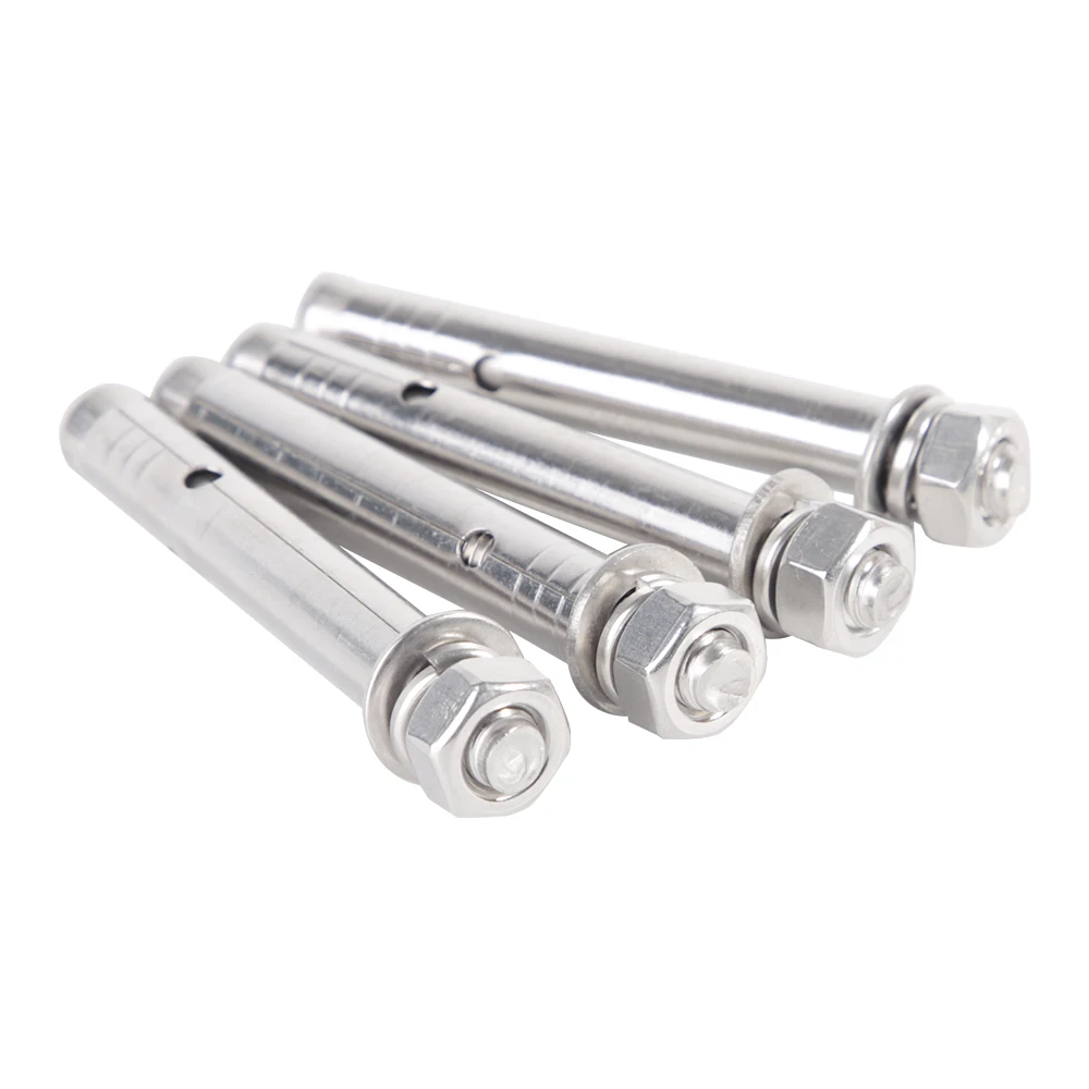 304 Stainless Steel Expansion Screws Half-tooth M6 M8 M10 M12 M14 M16 Concrete Anchors Bolts Expansion Hook Bolt