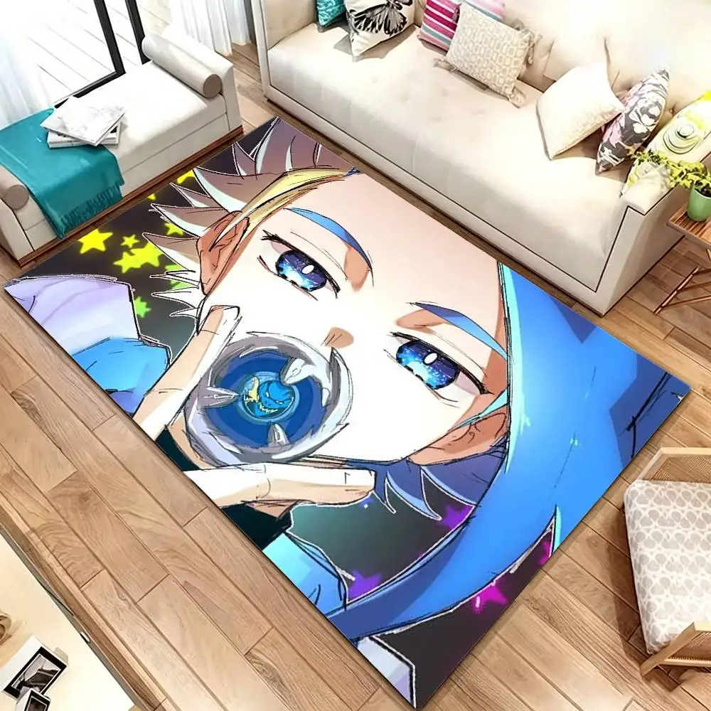Anime B-Beyblade X Floor Mat Rugs Soft Bedroom Floor Anti-skid Household Carpets