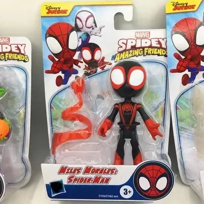 Superheld Adventures Spider-Man Spidey Man und seine magischen Freunde Q-Version Actionfigur zum Sammeln, Modell, Spielzeug, Geschenk