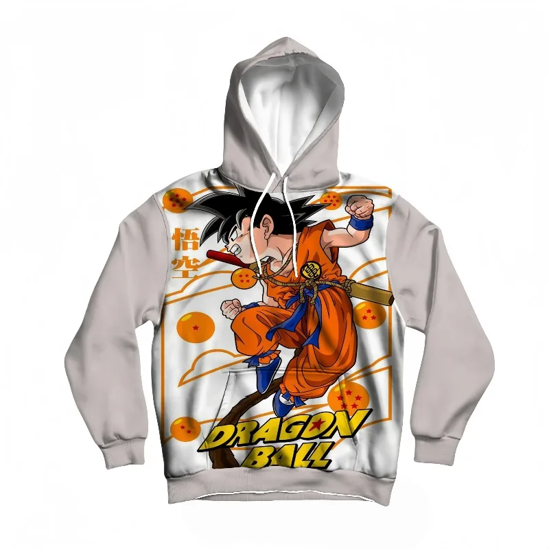 

Мужская толстовка с 3D принтом в стиле аниме Dragon Ball Kid Goku, повседневная уличная одежда, модный топ для фанатов, модная удобная одежда