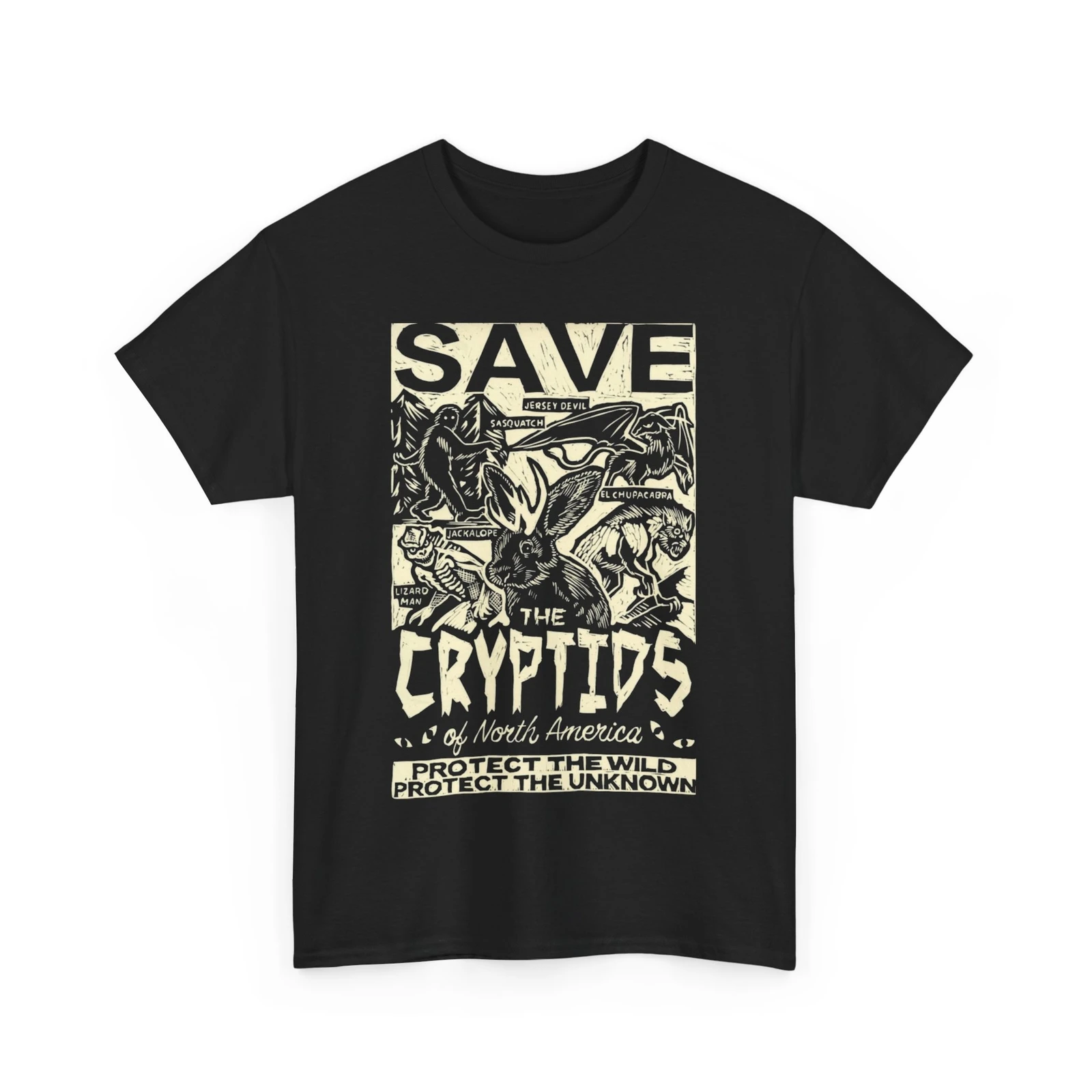 

Save the Cryptids Tee, Perfect for Nature Lovers, Eco Awareness, Cryptozoology