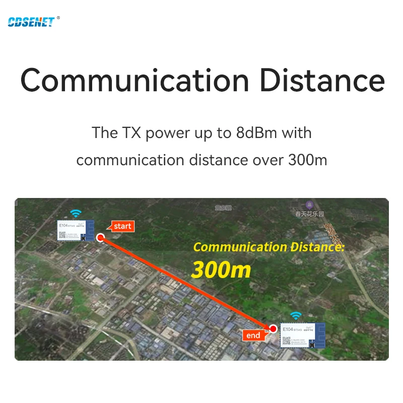 CDSENET E104-BT54S 2,4 GHz BLUENRG S355MC Bluetooth 5,1 SOC Modul Ttl-pegel Ausgang ARM Cortex-M0 + 32-bit-Core Prozessor