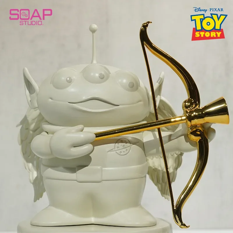 Disney Alien Angel Archery Modeling Cute Doll Model Toy Story Cartoon Ornaments Figure Kid Birthday Christmas Gift Decoration