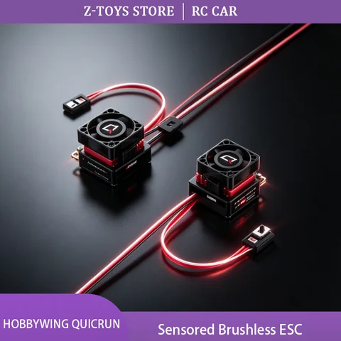 Hobbywing QUICRUN 10BL60 Sensored G2 10BL120 Sensored G2 Brushless ESC 2S Lipo For 1 10 RC Touring Drift Off Road Car