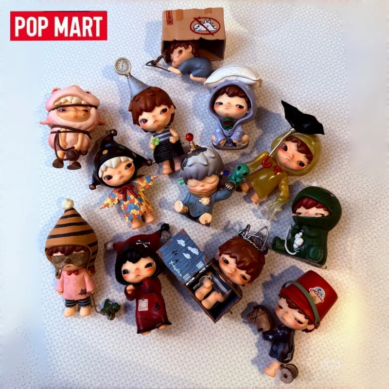 POPMART Hirono Echo Series Genuine Blind Box Kawaii PVC/ABS Figure 6-9cm with 12+1 Secret Chase Trendy Collectible Toy