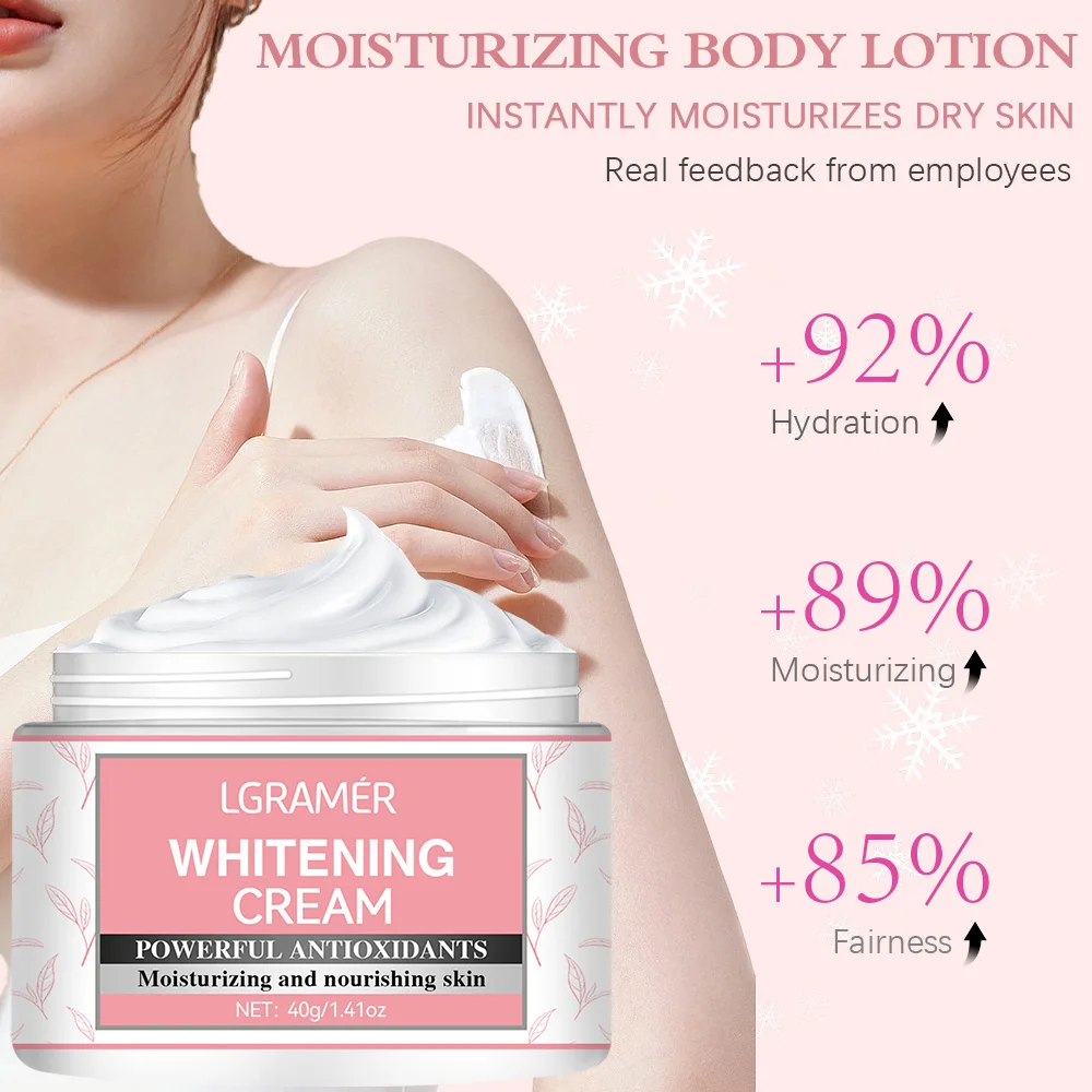 Körper aufhellung creme Unterarm Ellenbogen Knie dunkle Haut aufhellung Bleich creme feuchtigkeit spendend aufhellen Körper lotion für Frauen Männer