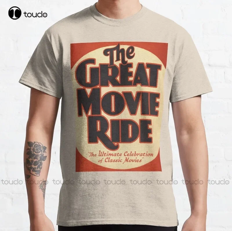 New The Great Movie Ride Classic T-Shirt Cotton Tee Shirt S-5Xl T Shirt bowling shirts for men Unisex