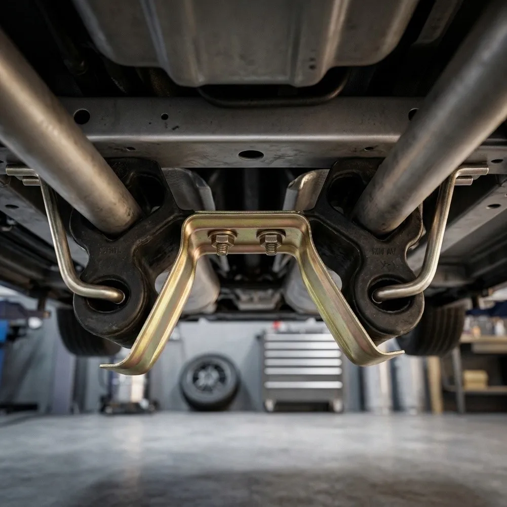 Muffler Support Clip As Shown Pipe Hanger Bracket Wear Resistant Plastic Non Deformation Design For Car Repair