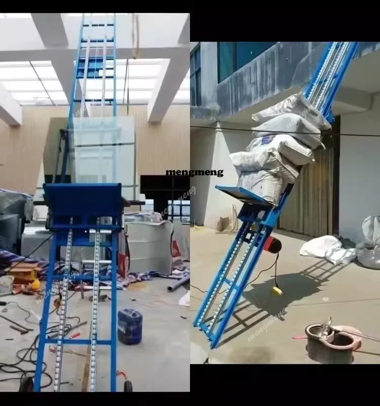 New arrive Foldable Loader Remote control 200V 2-10m Hoist 700KG Lifting machine Cargo elevator Car-mounted Customizable