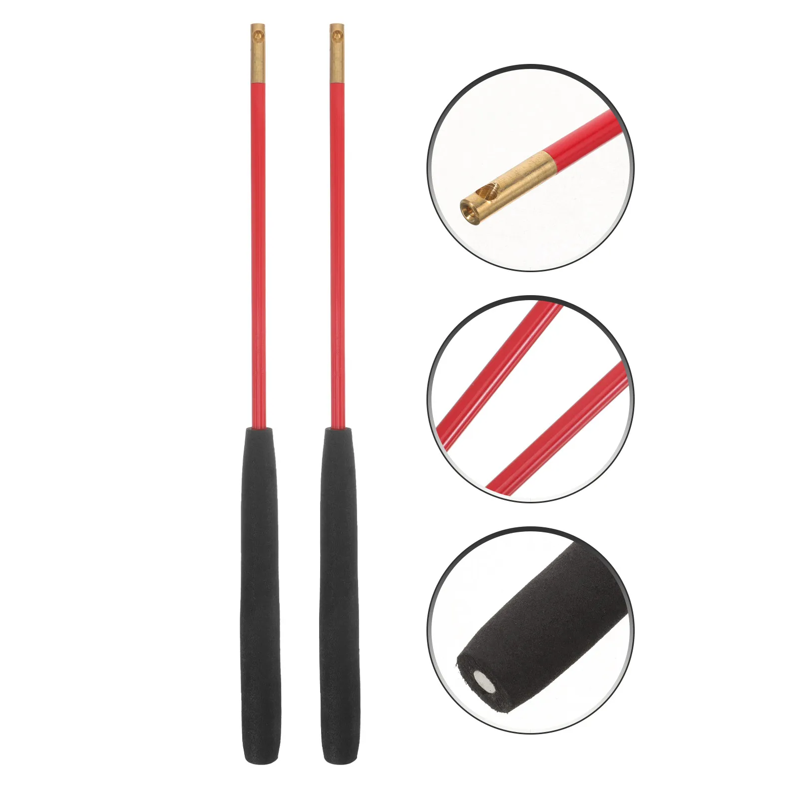 

1Pair Professional Juggling Diabolo Sticks Non-Slip Handle Solid Construction Portable Lightweight for Acrobatics Fitness Skill