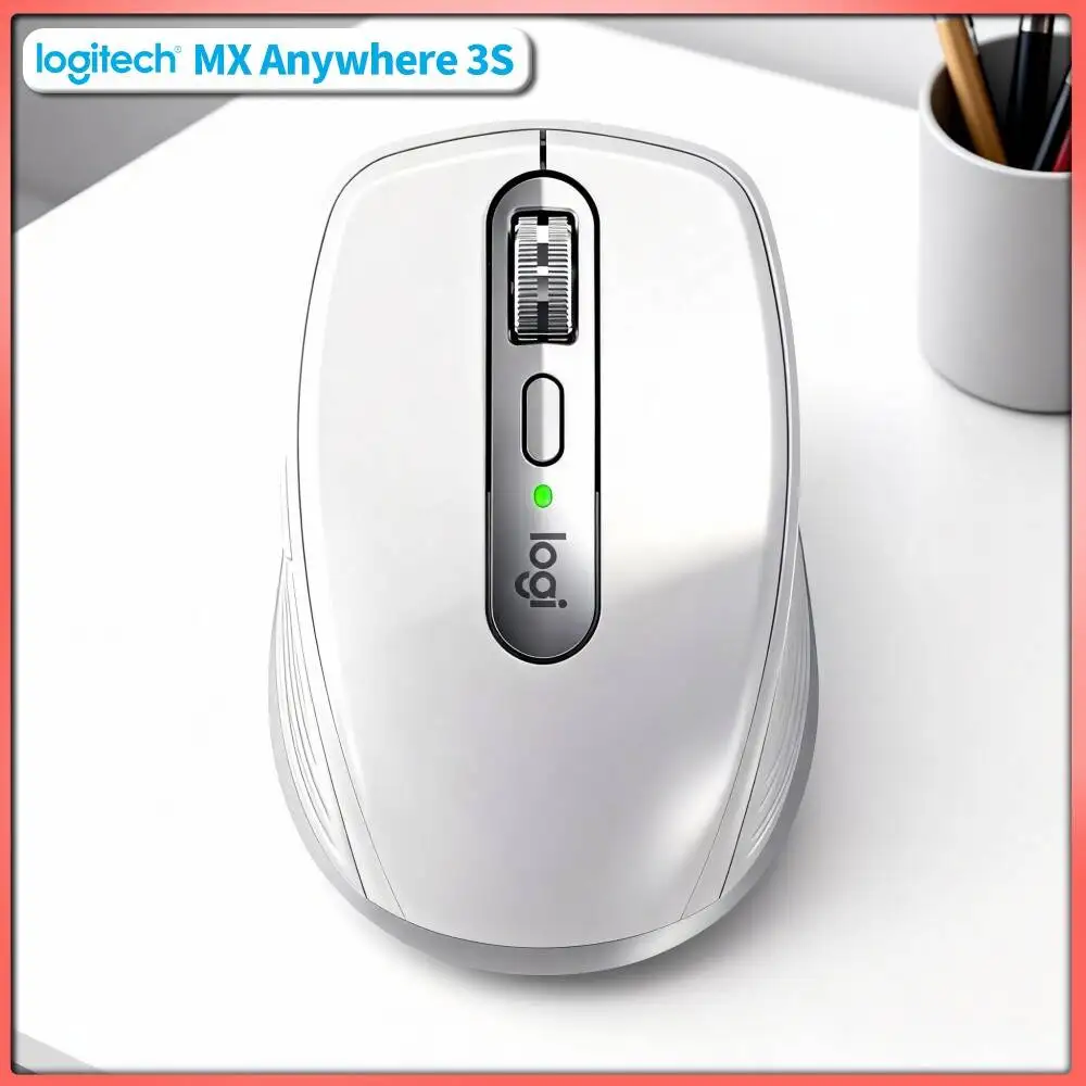 Wireless MX Anywhere 3S - 8000 DPI, 3-Device Bluetooth, Hyper-Scroll, Great for Beauty Design Team Meeting & Project Discussion