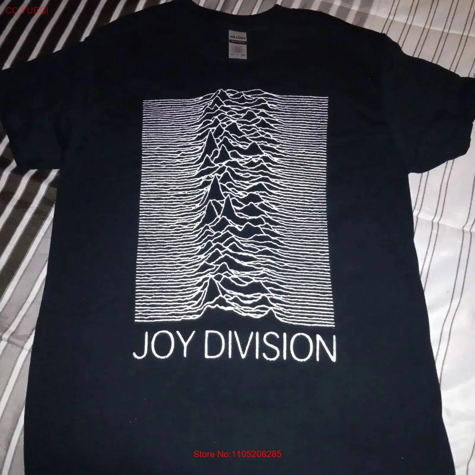 XL JOY DIVISION unknown pleasures post punk waves T Shirt new order vintage Washed streetwear Top For Everyday Wear Comfortable