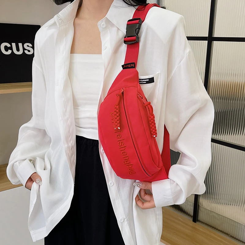 Mobile Phone Waist Bag for Both Men and Women Multifunctional Large Capacity Anti Splash Business Bag Simple Chest Bag