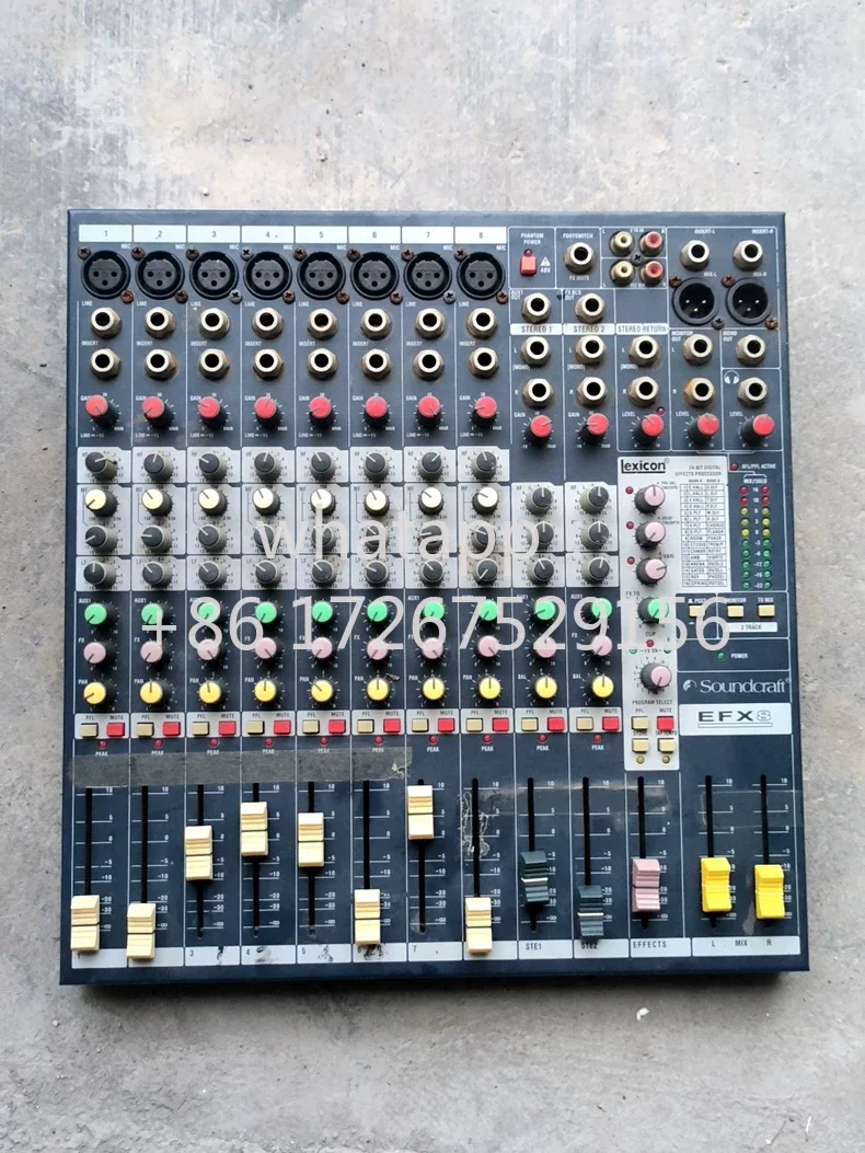 El mezclador EFX8 original desmontado es de buena calidad y es casi nuevo.