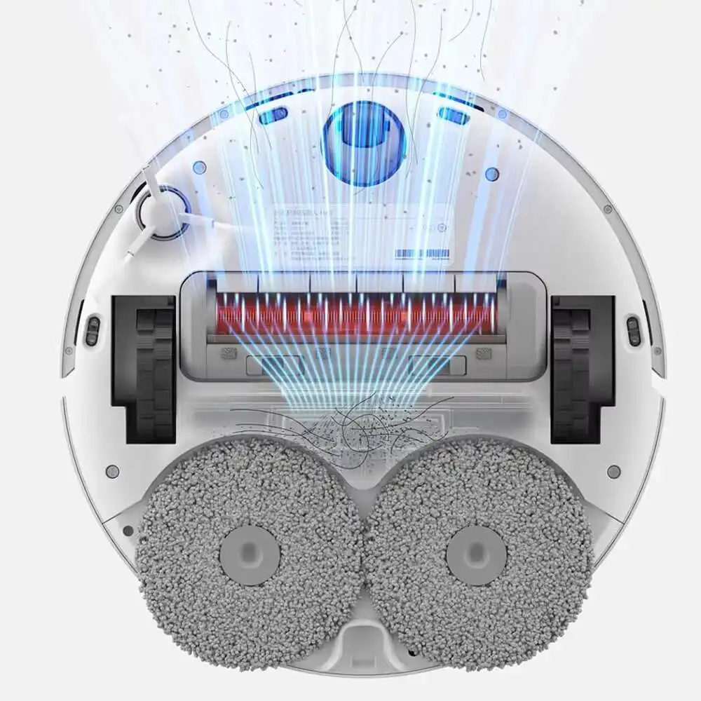 XIAOMI MIJIA セルフロボット掃除機モップ H40 インテリジェント高速ロータリー洗浄 6000PA サイクロン吸引 LDS レーザー