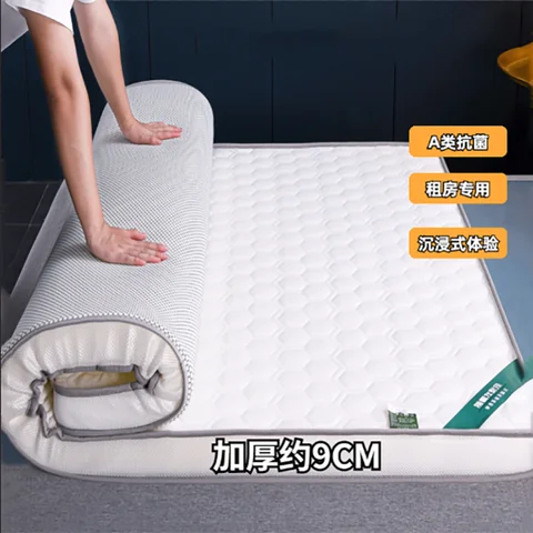 두꺼운 가정용 패딩 매트리스, 기숙사 학생 싱글 다다미 매트, 스펀지 매트, 대여용