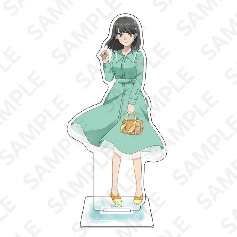 Anime Rascal Does Not Dream Series 15CM New style Acrylic Stand Figure Keychain Sakuta Azusagawa,Mai Sakurajima Fan Merch Gifts
