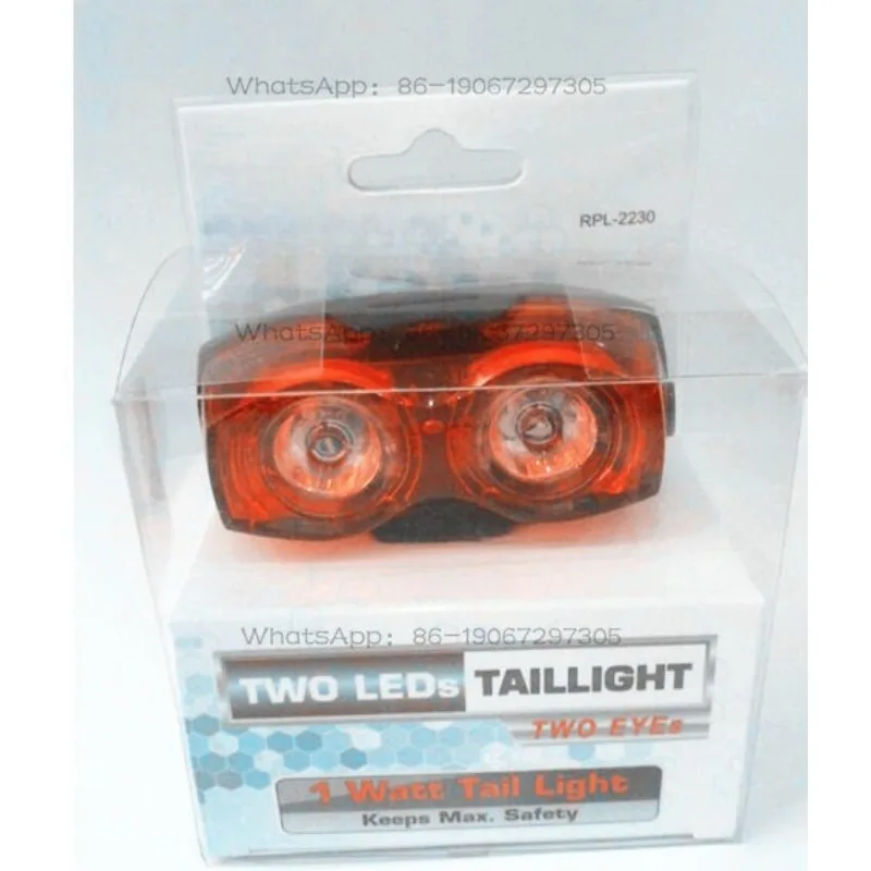 3PCS Bicycle Tail Lights, Flash Mountain Bike Warning Lights, Cycling Equipment view 5