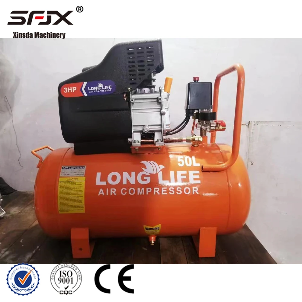 China small 1.5kw 2.2kw 2hp 3hp High Pressure Electric direct Driven Mini Air Compressor 8bar 220V/110V