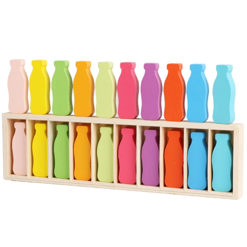 Jogo de pensamento de garrafa criativa, tema de bebidas, jogo de memória interativo, pensamento lógico, pensamento inovador