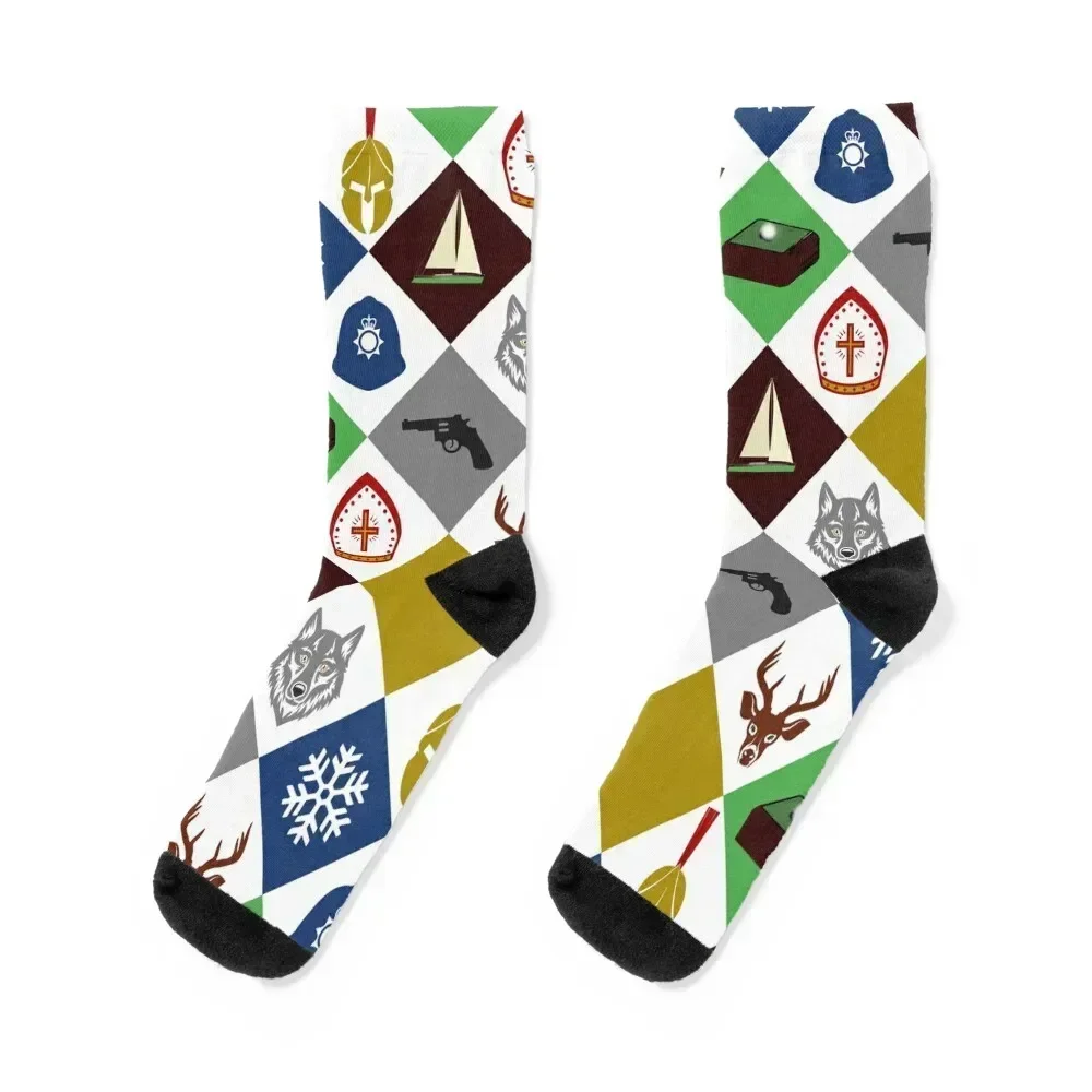 The Box of Delights Socks winter man floral Boy Child Socks Women's