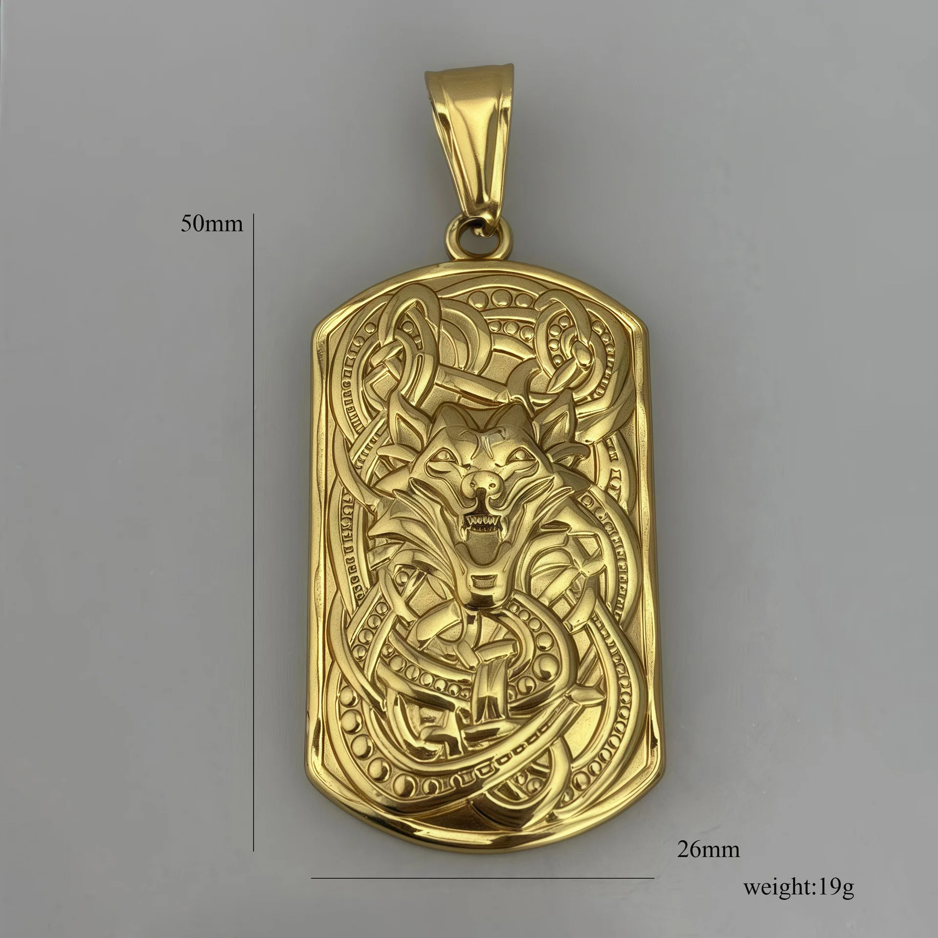 Mens Dog Tag Necklace - Collar con Colgante de Placa de