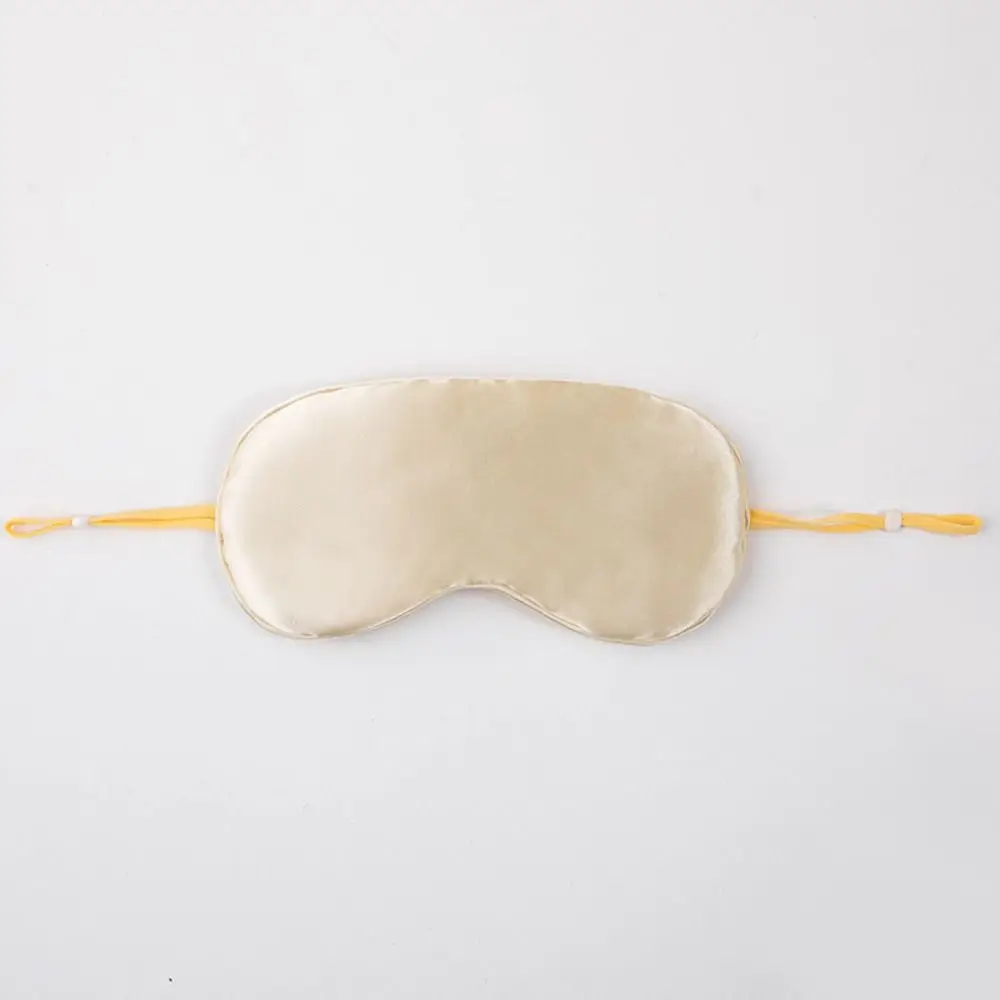 Fashion Shading Sleeping Mask Mulberry Silk Ventilate Silk Sleep Eye Mask Imitated Silk Hanging Ear Sleeping Eye Patch Men