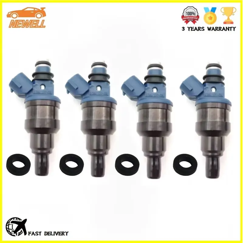 4pcs 23250-02030 23209-02030 0280150439 High Quality Fuel Injector For Toyota Carina E AT190 4AFE AT191 7AFE 1992-1997