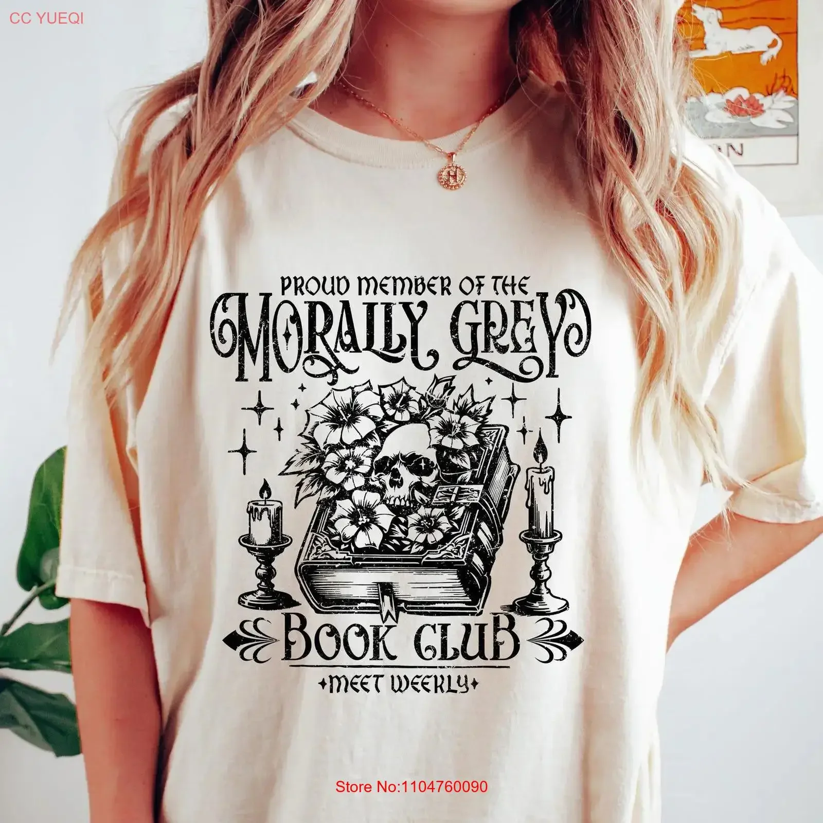 Proud Member Of The Morally Grey Book Club T shirt Dark Romance SweaT Fantasy Reader Bookish Women Lover Crewneck vintage