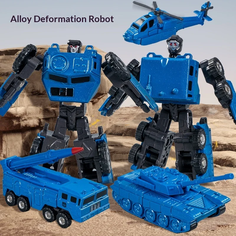 Robô Inseto Transformável de Liga Genérica, Articulado e Posicionável, Brinquedo Mecha Combinável para Crianças do Ensino Fundamental